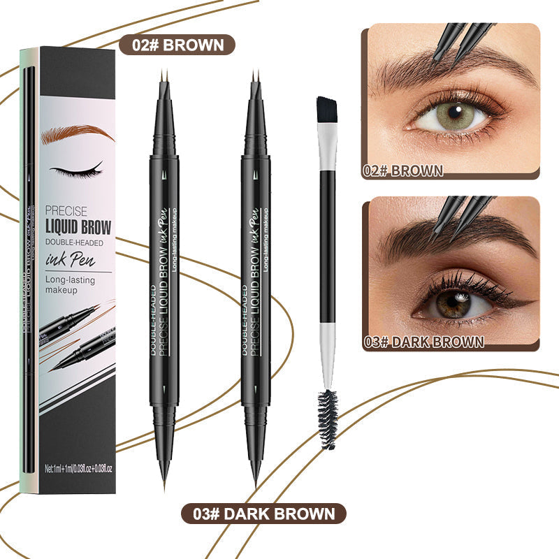 ๐ฅ2025 NEW YEAR Sale๐ฅ 2-in-1 Dual-Ended Microblading Eyebrow Pen