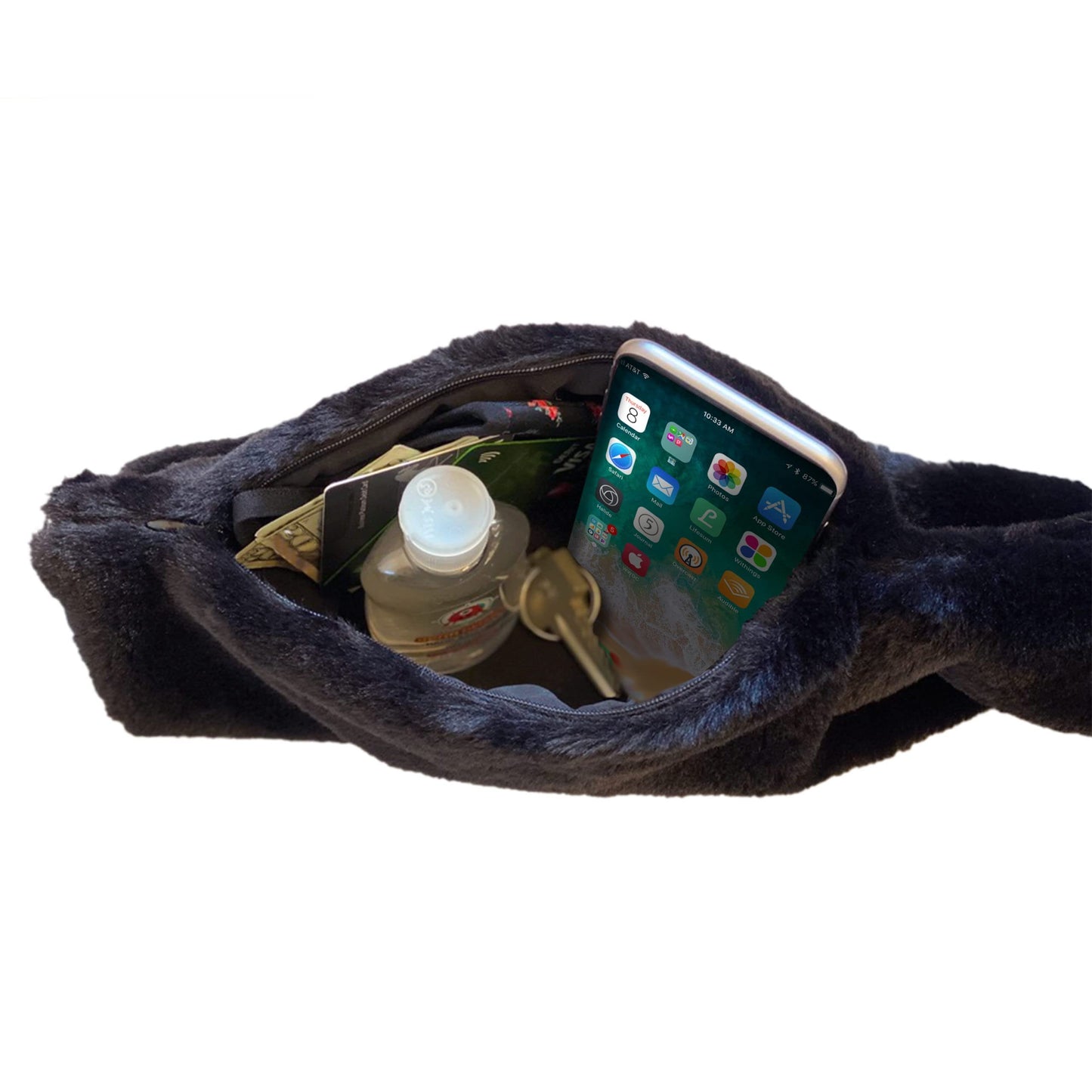 Black Friday Big Promotion Save 50%🔥Faux Fur Scarf With Hidden Zipper Pocket