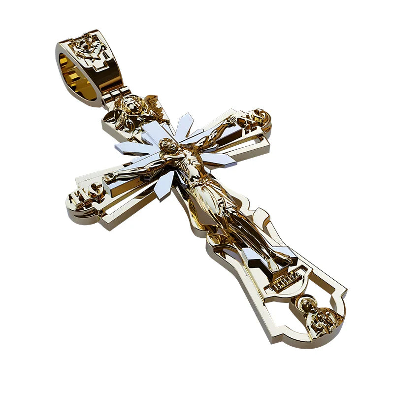 ✝️📿Holy Jesus Pendant - Symbol of Faith & Protection🕊️