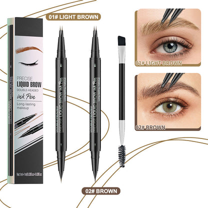 🔥2025 NEW YEAR Sale🔥 2-in-1 Dual-Ended Microblading Eyebrow Pen