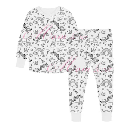 🎅Christmas Sale 60% OFF🎁DIY Cartoon Colorable Pajamas for Kids🎨