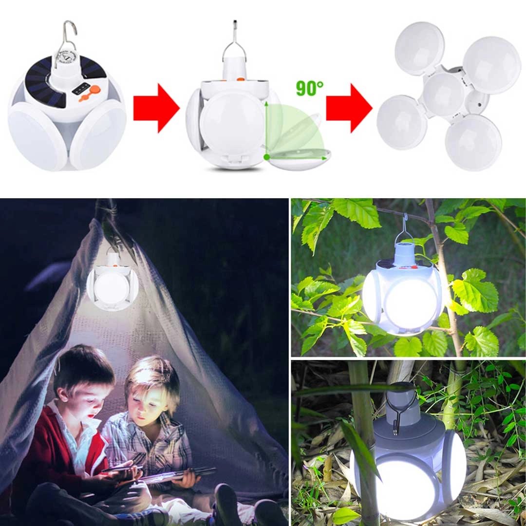 🔥 Limited-time discount🔥2 in 1 Folding Solar Lamp