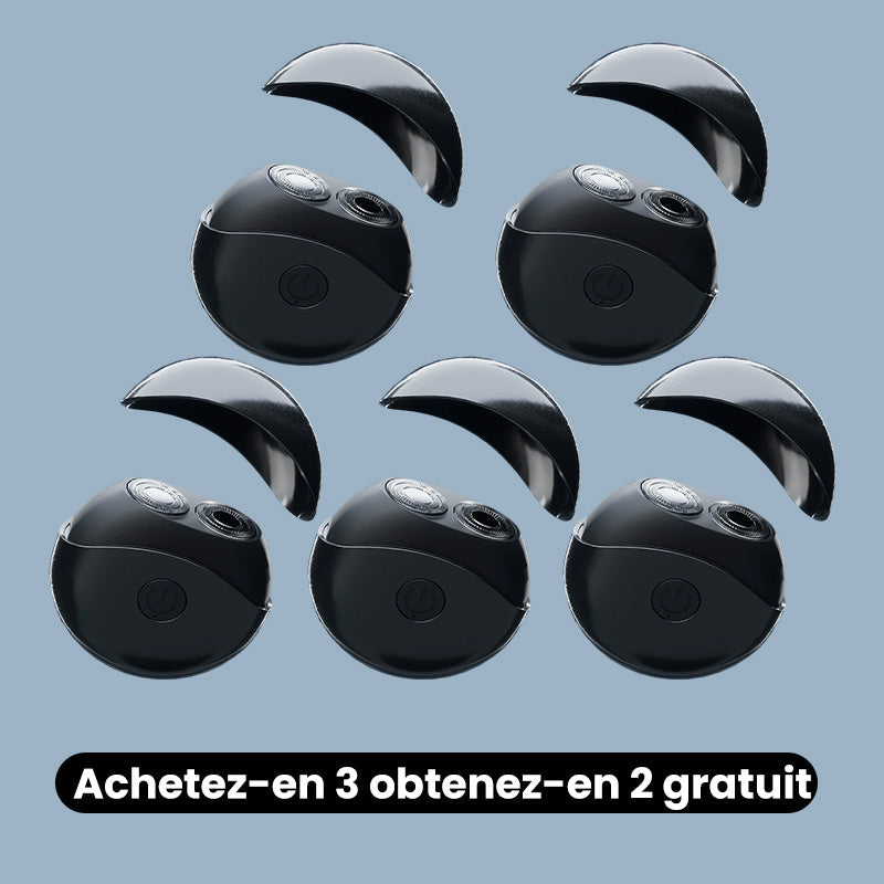 🎉 50% OFF! ✨ Portable multifunctional electric shaver – Dual ring blades, IPX4 waterproof and compact UFO design 🪒⚡