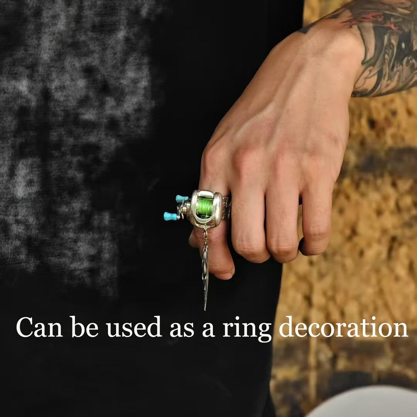 🎁Hot Sales Promotion 50% OFF🎣 Mini Fishing Reel Jewelry Set – Spins Like the Real Thing! ✨