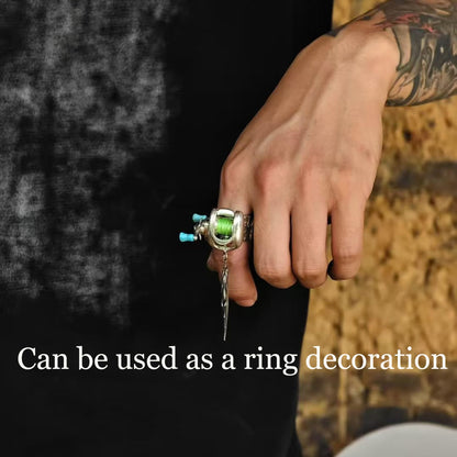 🎁Hot Sales Promotion 50% OFF🎣 Mini Fishing Reel Jewelry Set – Spins Like the Real Thing! ✨