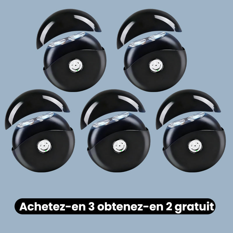 🎉 50% OFF! ✨ Portable multifunctional electric shaver – Dual ring blades, IPX4 waterproof and compact UFO design 🪒⚡