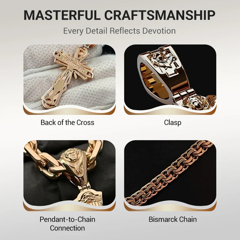 ✝️📿Holy Jesus Pendant - Symbol of Faith & Protection🕊️