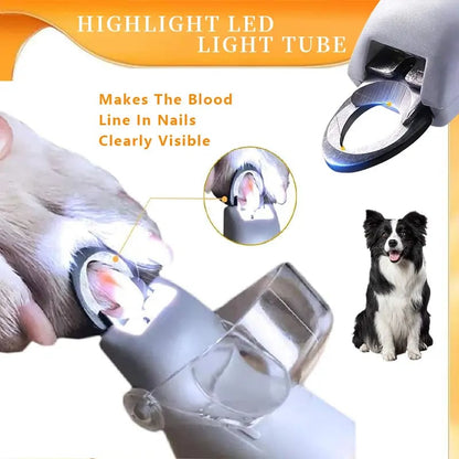 🏆 50K+ SOLD! – Almost Gone🔥🎁LED Light Pet Nail Clippers - 5X Magnification
