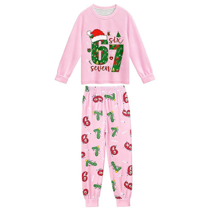 🎄2025 Christmas Sale🎅The Viral 67 Christmas Kids Pajama Set
