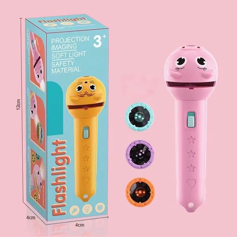 3 Slide Films Projection Torch Light Toy ----24 random patterns