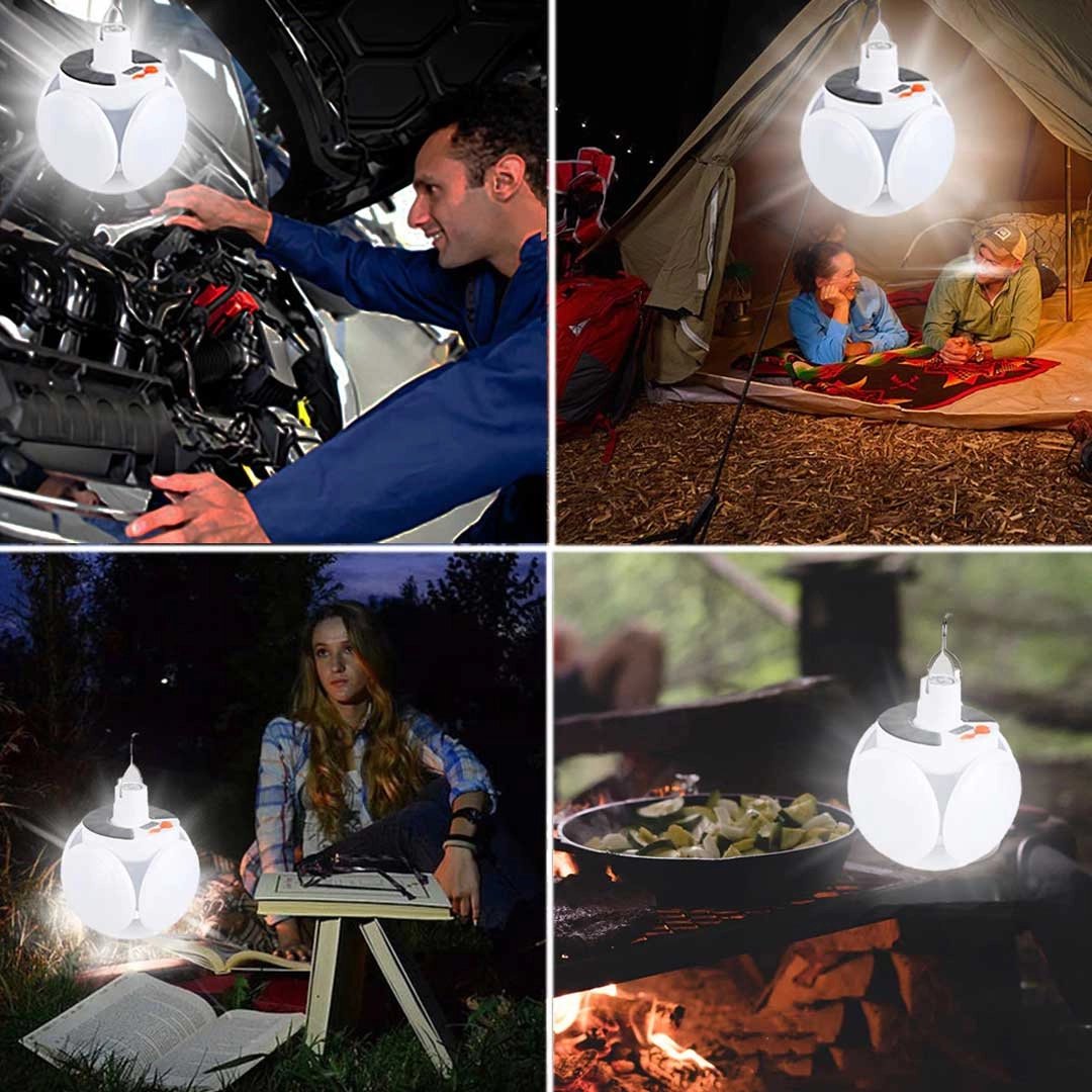 🔥 Limited-time discount🔥2 in 1 Folding Solar Lamp