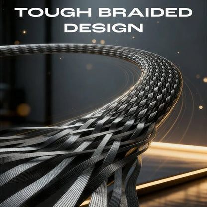 🔥New Year🏆Flash Sale⚡50K+ SOLD!💥2-in-1 Invisible Holder Charger Cable – 240W Fast Charging Cord with Built-In Phone Stand