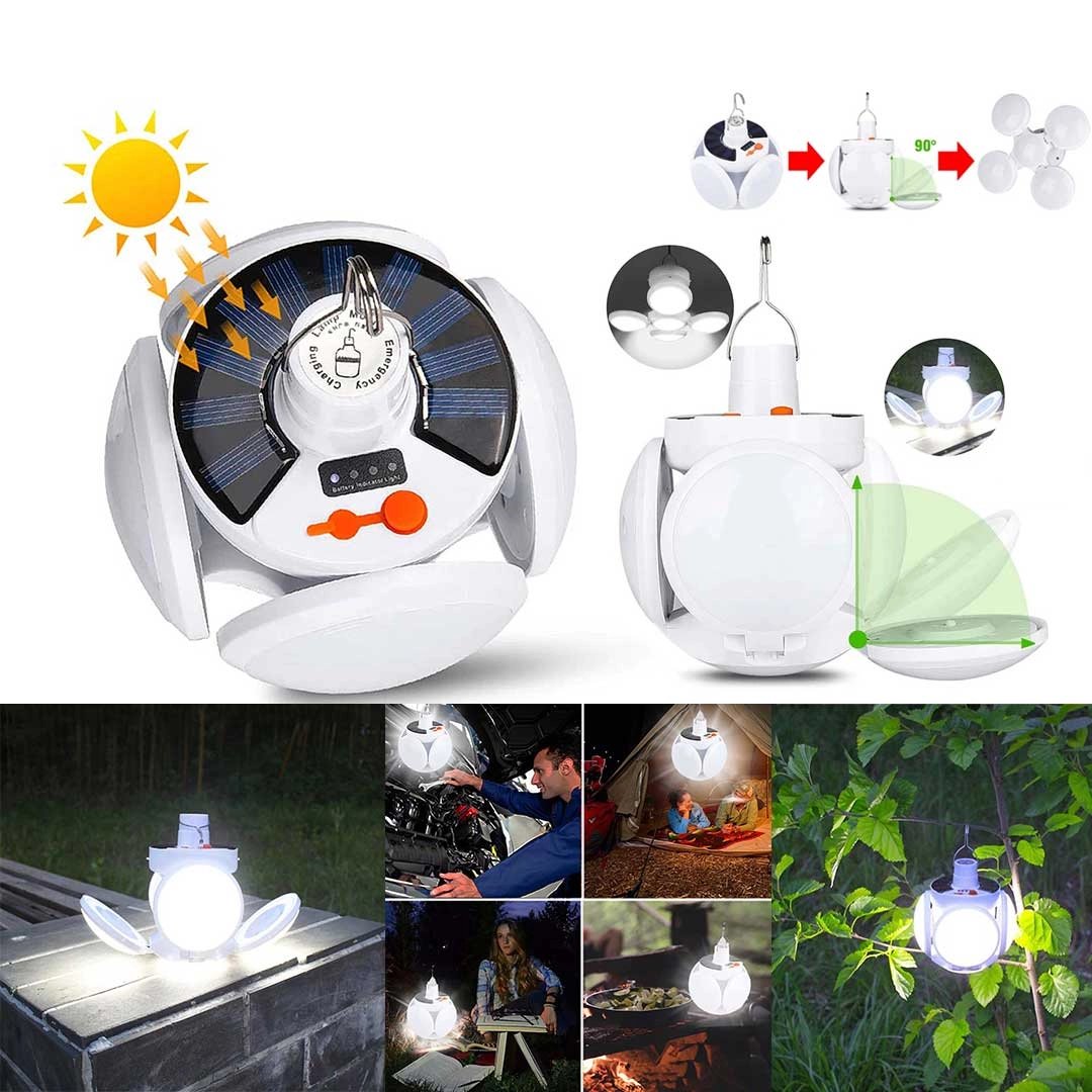 🔥 Limited-time discount🔥2 in 1 Folding Solar Lamp