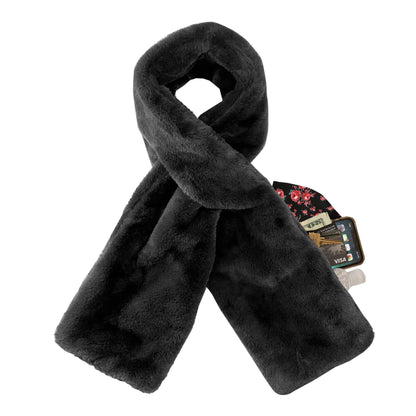 Black Friday Big Promotion Save 50%🔥Faux Fur Scarf With Hidden Zipper Pocket