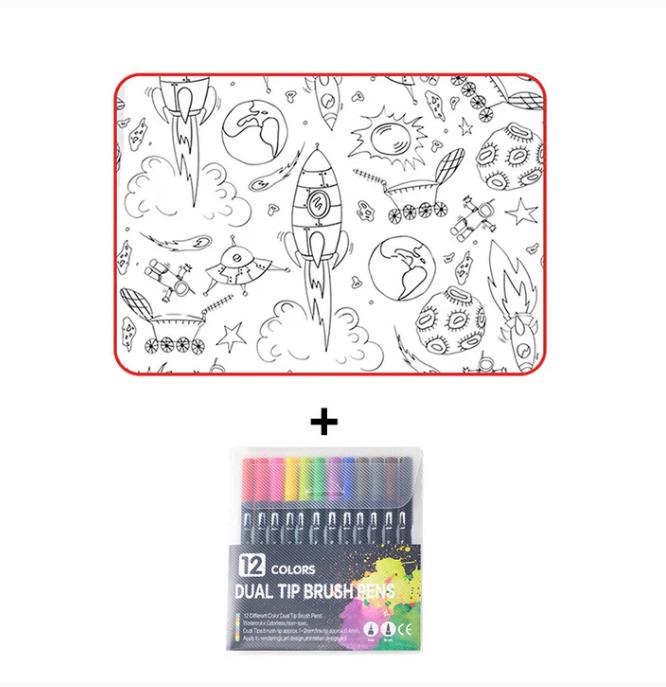 🎅Christmas Sale 60% OFF🎁DIY Cartoon Colorable Pajamas for Kids🎨