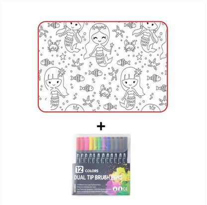 🎅Christmas Sale 60% OFF🎁DIY Cartoon Colorable Pajamas for Kids🎨