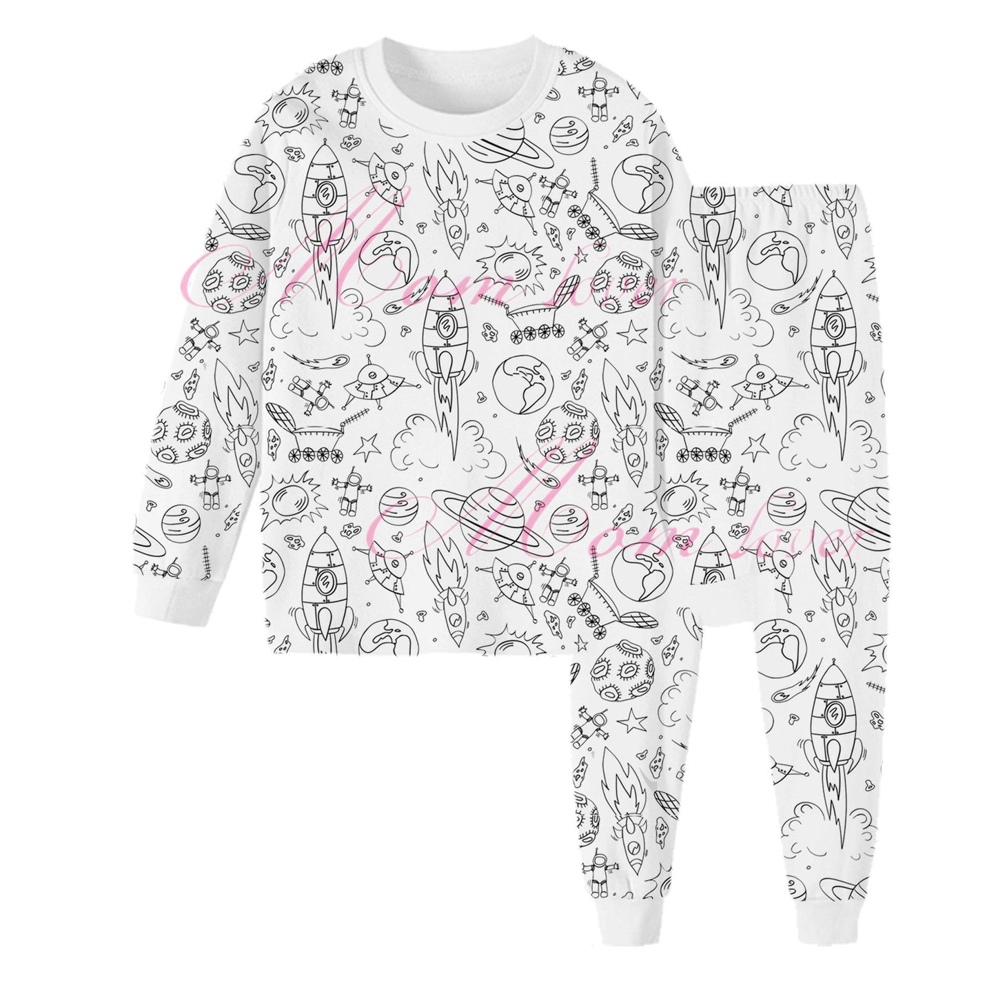 🎅Christmas Sale 60% OFF🎁DIY Cartoon Colorable Pajamas for Kids🎨