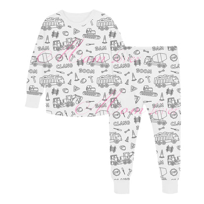 🎅Christmas Sale 60% OFF🎁DIY Cartoon Colorable Pajamas for Kids🎨