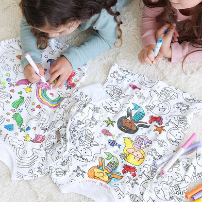 🎅Christmas Sale 60% OFF🎁DIY Cartoon Colorable Pajamas for Kids🎨