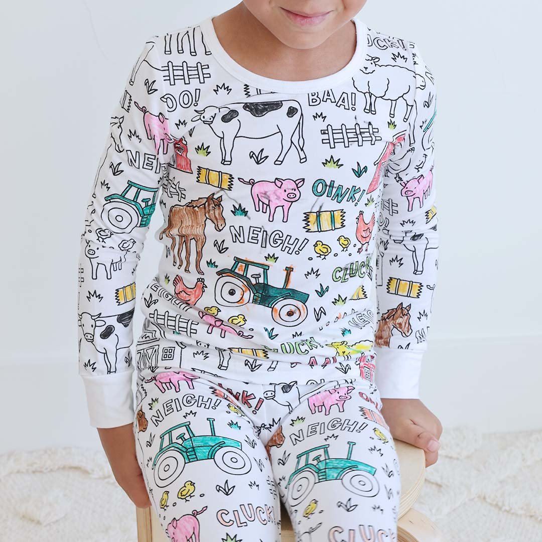 🎅Christmas Sale 60% OFF🎁DIY Cartoon Colorable Pajamas for Kids🎨