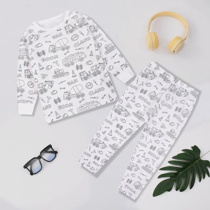 🎅Christmas Sale 60% OFF🎁DIY Cartoon Colorable Pajamas for Kids🎨