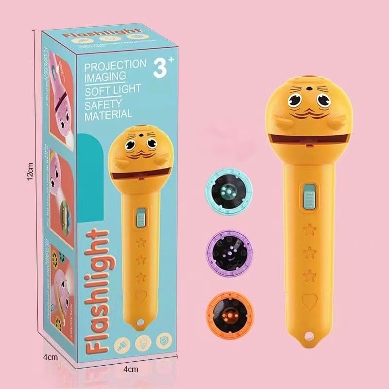 3 Slide Films Projection Torch Light Toy ----24 random patterns