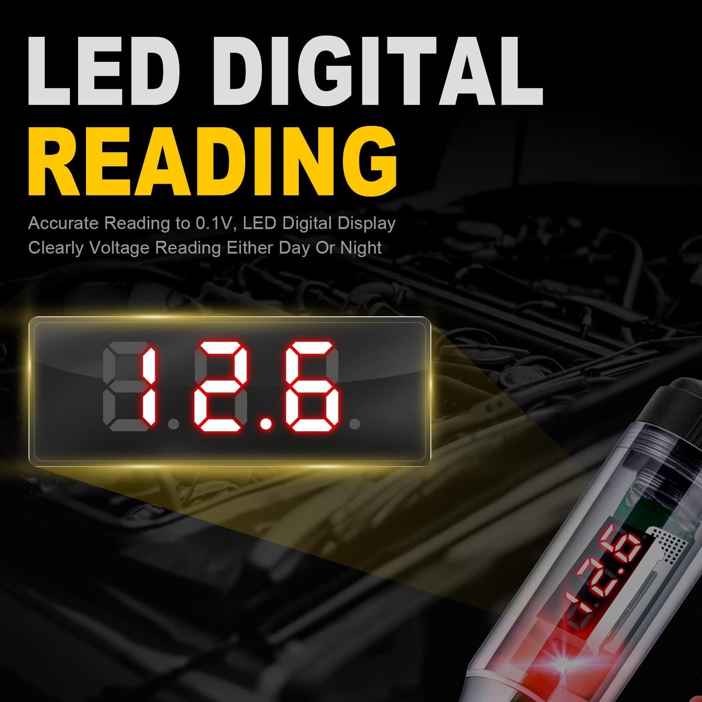 ✨Heavy Duty 5-90V Digital LED Circuit Tester