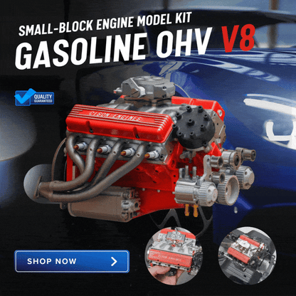 Gasoline OHV V8 Small-block Engine Model Kits
