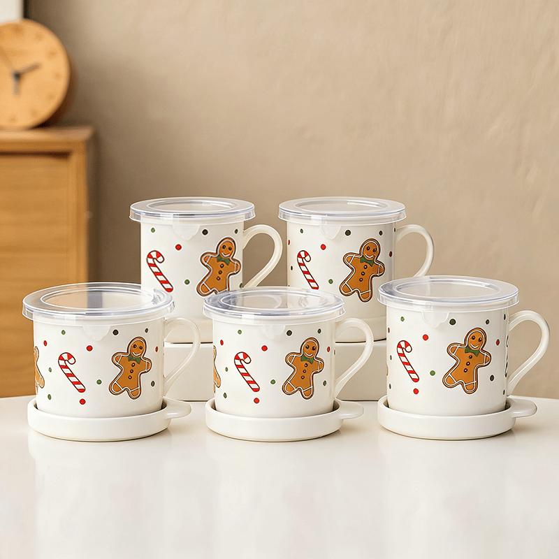 🎅Christmas Sale🎅25-oz Mug Meals w/ Lid-its