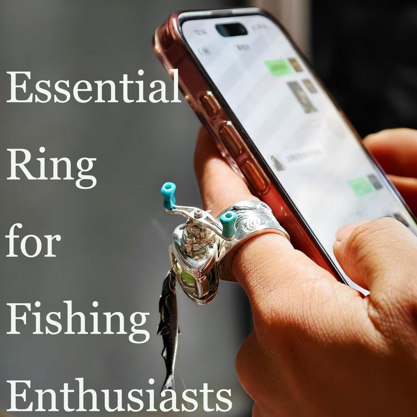 🎁Hot Sales Promotion 50% OFF🎣 Mini Fishing Reel Jewelry Set – Spins Like the Real Thing! ✨