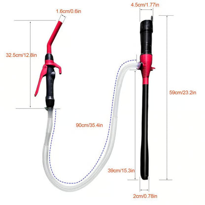 Cordless Fuel Transfer Pump Compatible with DeWalt 20V & Milwaukee 18V Batteries