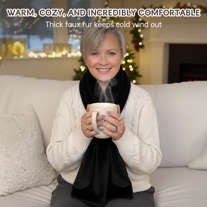 Black Friday Big Promotion Save 50%🔥Faux Fur Scarf With Hidden Zipper Pocket