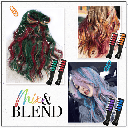 🎅 Christmas sale - 49% off ✨One-time 10-color hair dyeing chalk