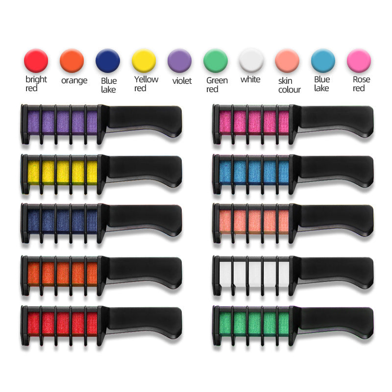 🎅 Christmas sale - 49% off ✨One-time 10-color hair dyeing chalk