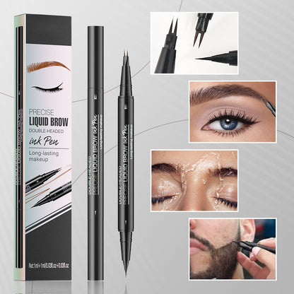 🔥2025 NEW YEAR Sale🔥 2-in-1 Dual-Ended Microblading Eyebrow Pen
