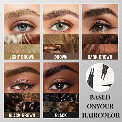 🔥2025 NEW YEAR Sale🔥 2-in-1 Dual-Ended Microblading Eyebrow Pen