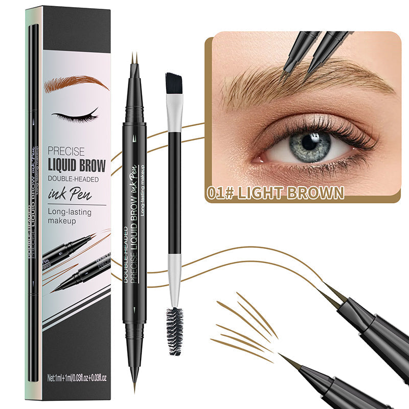 🔥2025 NEW YEAR Sale🔥 2-in-1 Dual-Ended Microblading Eyebrow Pen