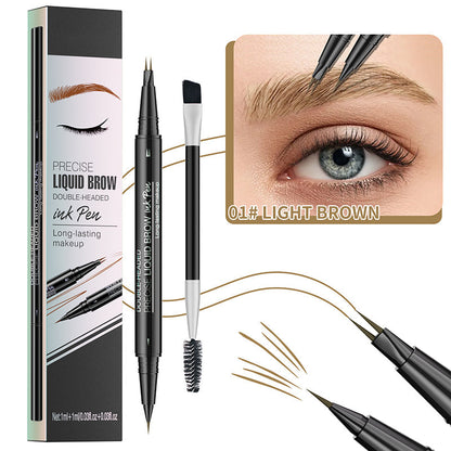 🔥2025 NEW YEAR Sale🔥 2-in-1 Dual-Ended Microblading Eyebrow Pen