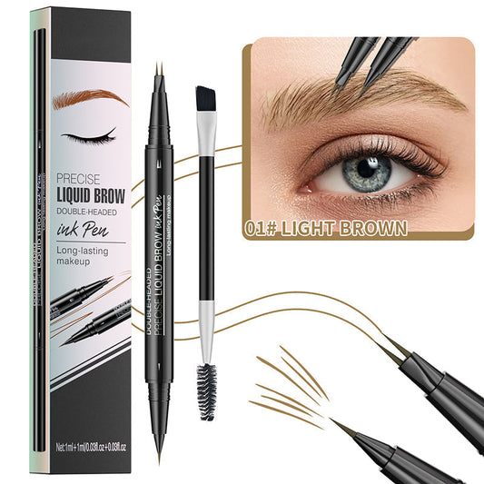 🔥2025 NEW YEAR Sale🔥 2-in-1 Dual-Ended Microblading Eyebrow Pen