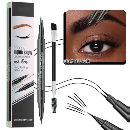 🔥2025 NEW YEAR Sale🔥 2-in-1 Dual-Ended Microblading Eyebrow Pen