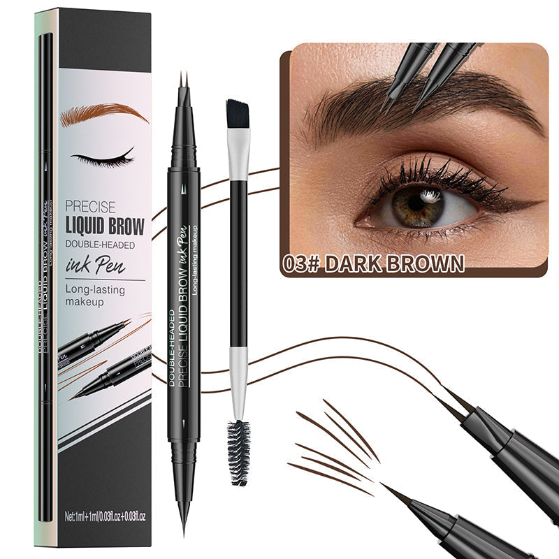 🔥2025 NEW YEAR Sale🔥 2-in-1 Dual-Ended Microblading Eyebrow Pen