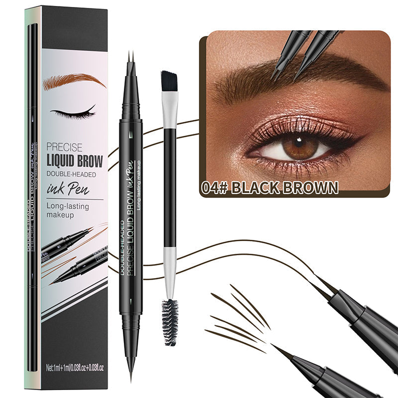 🔥2025 NEW YEAR Sale🔥 2-in-1 Dual-Ended Microblading Eyebrow Pen