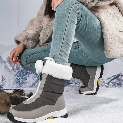 ⌛Limited stock🔥Women’s Non-Slip Warm Zipper Snow Boots👢