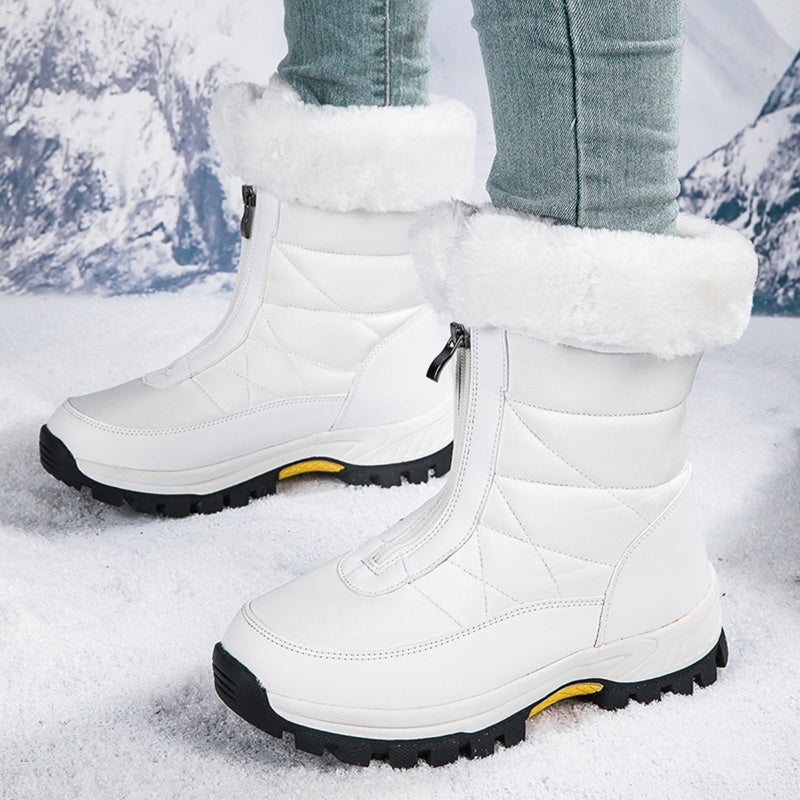 ⌛Limited stock🔥Women’s Non-Slip Warm Zipper Snow Boots👢