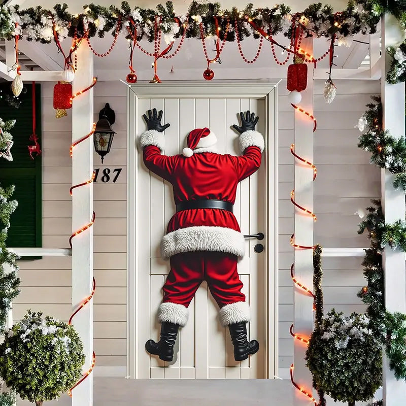 🎅🏻Christmas Door Backdrop Decoration Banner