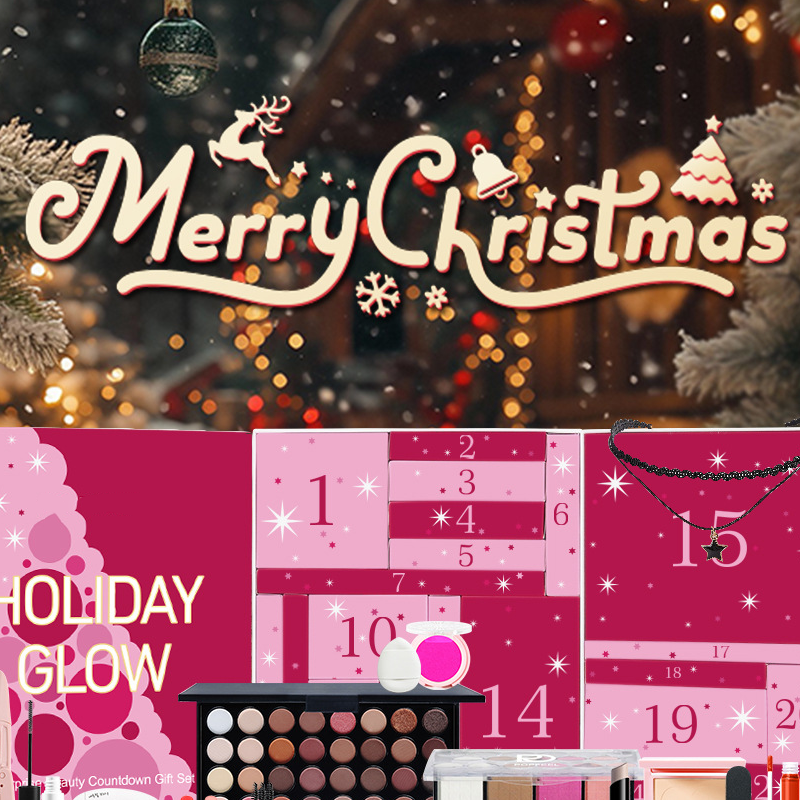 🎄 Christmas Sale: 49% Off ⛄ Makeup Advent Calendar Gift Set 💄 — All-in-one kit with 40-color eyeshadow palette & daily surprises (The perfect Christmas gift! 🎁)