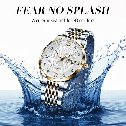 ⏳ Year-end premium sale: 50% off 💥 Men's watches, stainless steel, waterproof, business type