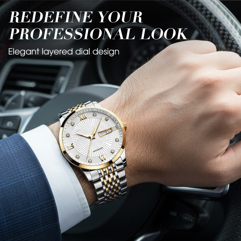 ⏳ Year-end premium sale: 50% off 💥 Men's watches, stainless steel, waterproof, business type