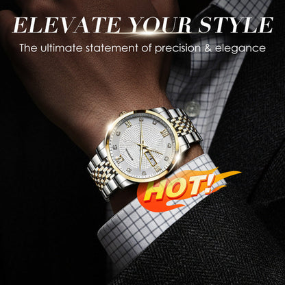 ⏳ Year-end premium sale: 50% off 💥 Men's watches, stainless steel, waterproof, business type