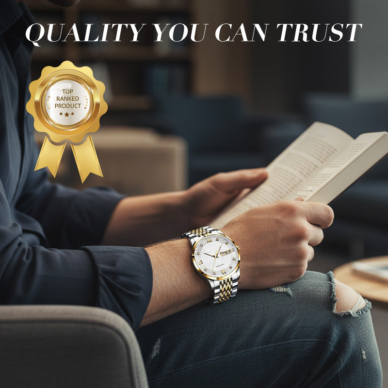 ⏳ Year-end premium sale: 50% off 💥 Men's watches, stainless steel, waterproof, business type